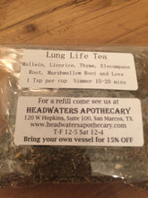 Load image into Gallery viewer, Lung Life Tea 1oz